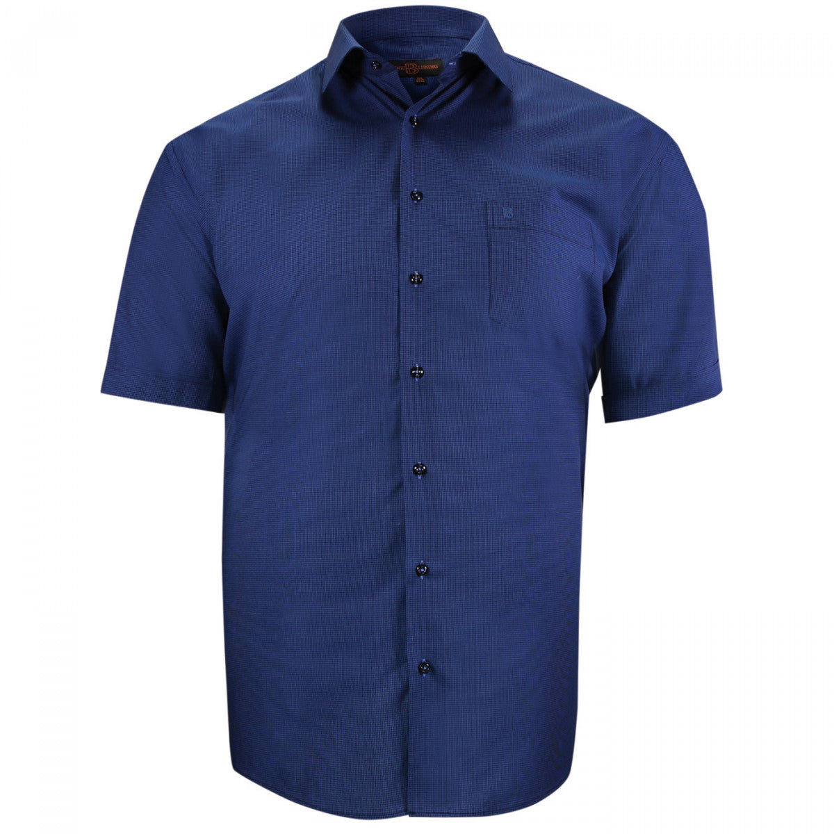 Chemisette forte taille à motifs sublimo-aa3dbmc1 bleu marine