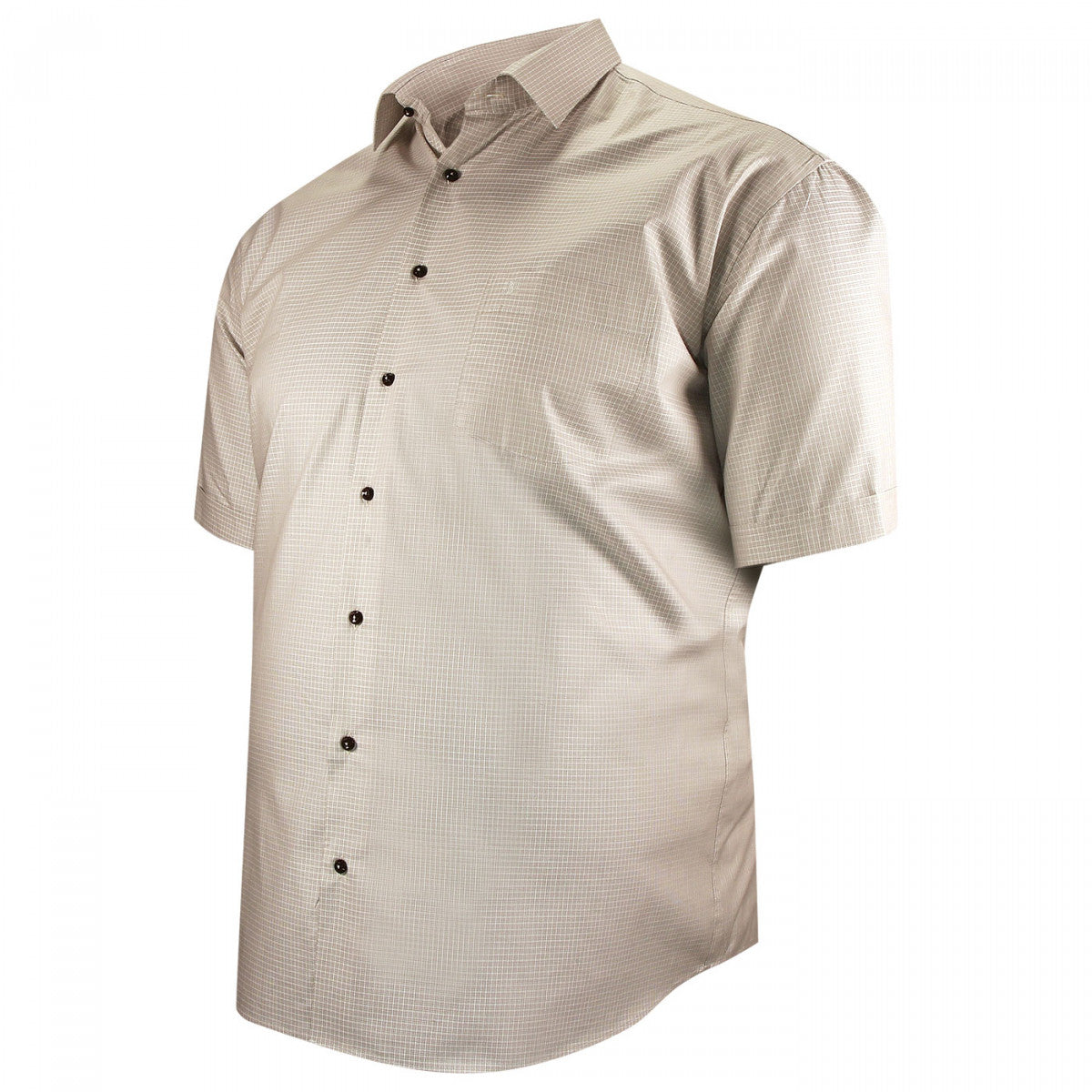 Chemisette forte taille à motifs sublimo-aa3dbmc2 gris