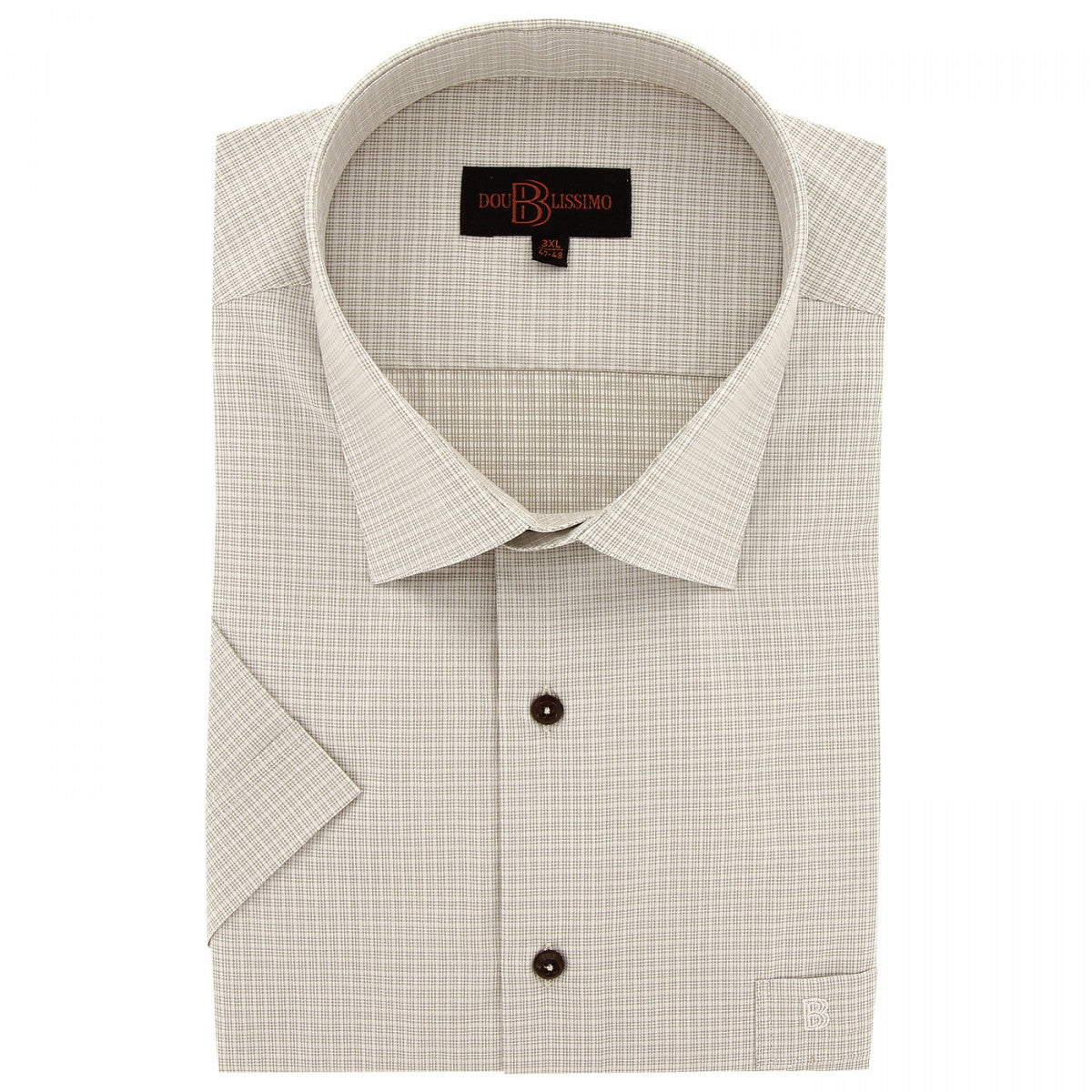 Chemisette forte taille à motifs sublimo-aa3dbmc2 gris