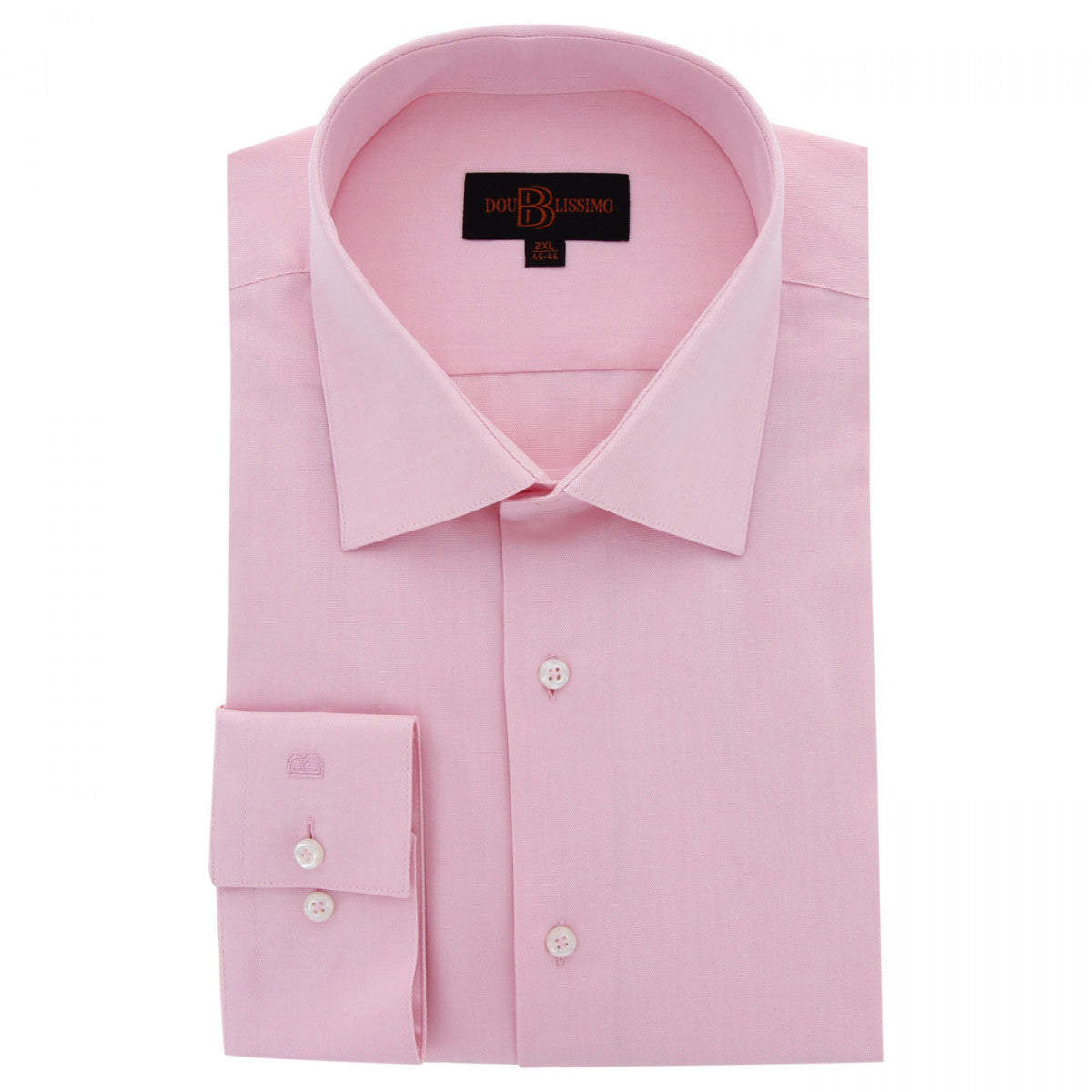 Chemise forte taille tissus premium AD1DB2 rose