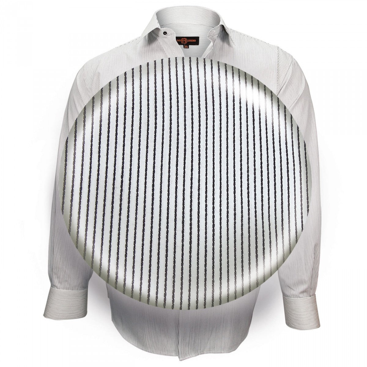 Chemise classique JOHN Doublissimo GT-E5DB1 blanc
