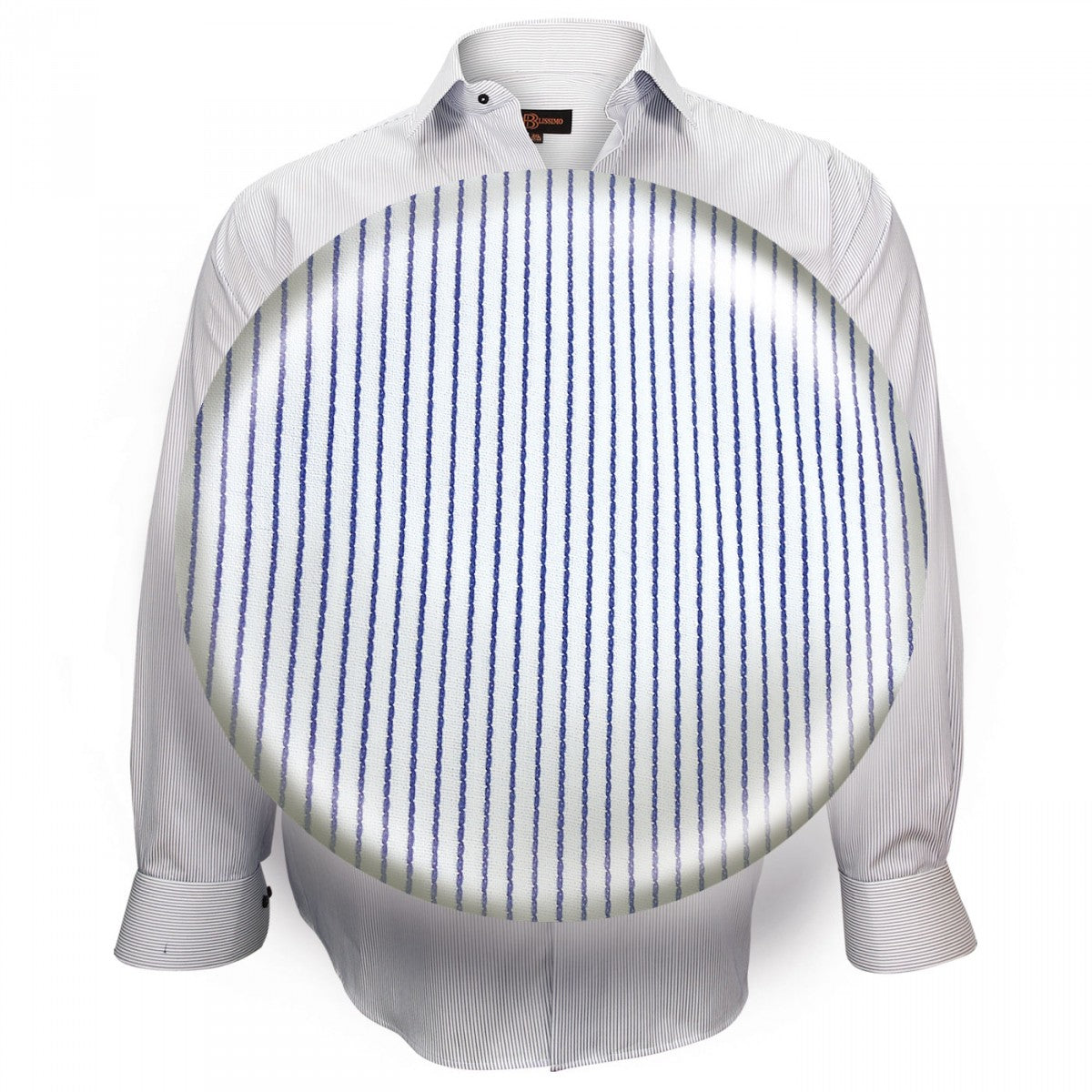Chemise classique JOHN Doublissimo GT-E5DB4 bleu