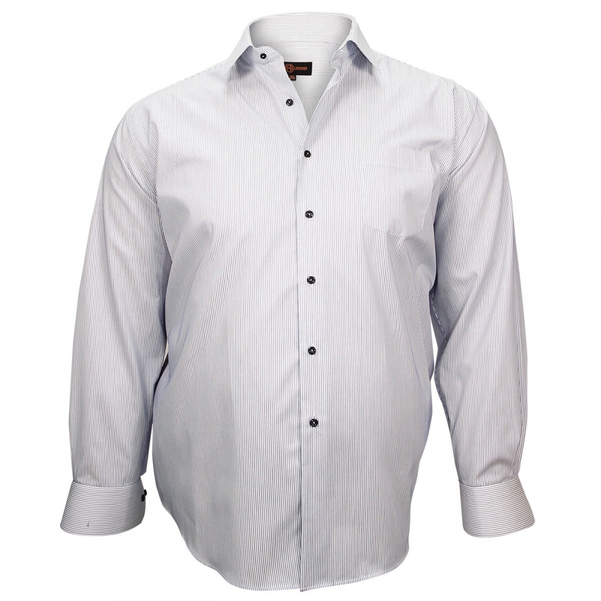Chemise classique JOHN Doublissimo GT-E5DB4 bleu