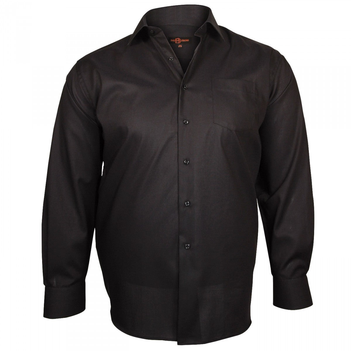 Chemise fil à fil JOHN Doublissimo GT-E5DB2 noir