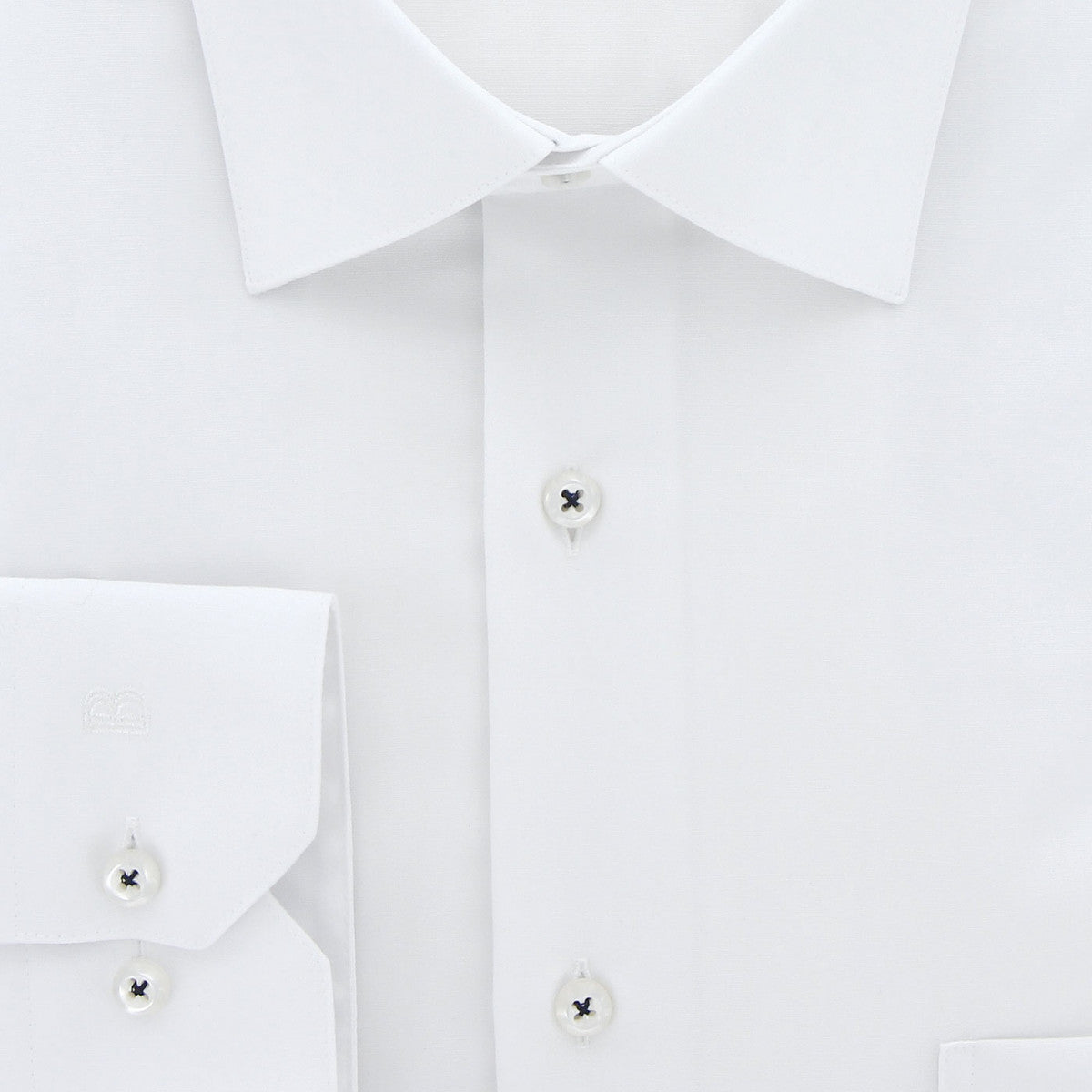 Chemise forte taille tissus premium AD5DB3 blanc