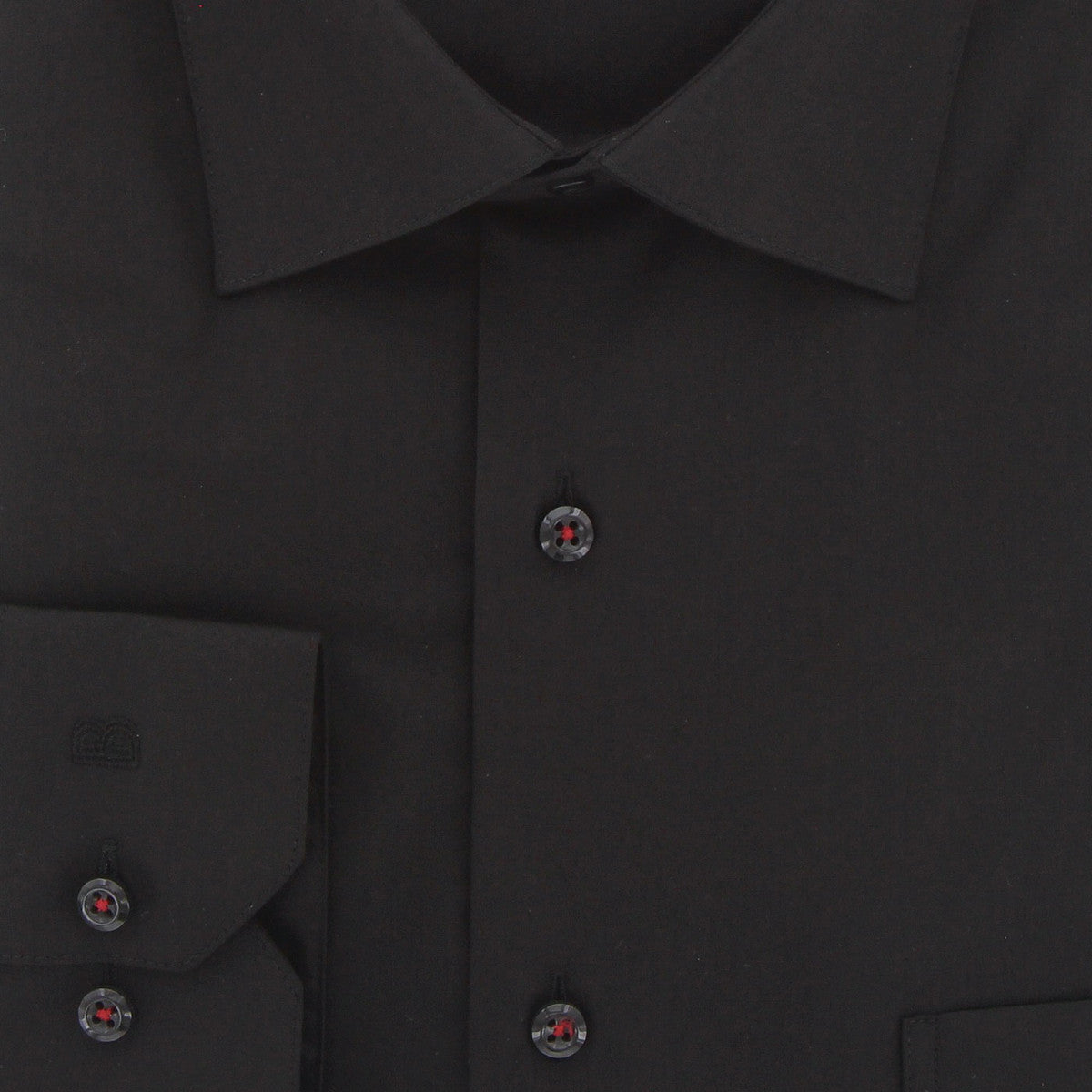 Chemise forte taille tissus premium AD5DB1 noir