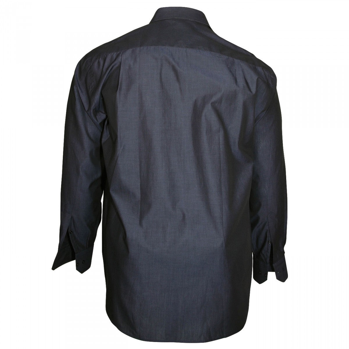 Chemise col italien TRENDY Doublissimo GT-E11DB1 bleu