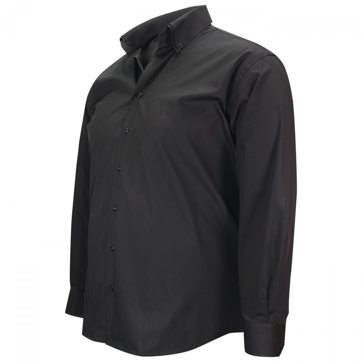 Chemise double col noir