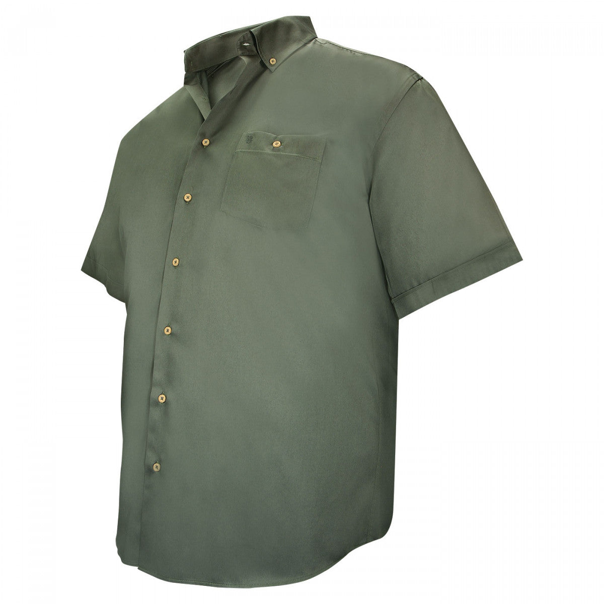 Chemises popeline vert