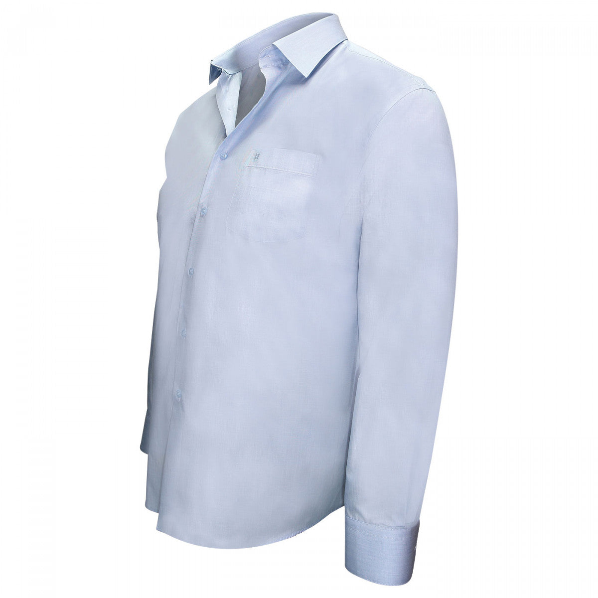 Chemise fil à filDANDY Doublissimo GT-J4DB1 bleu ciel