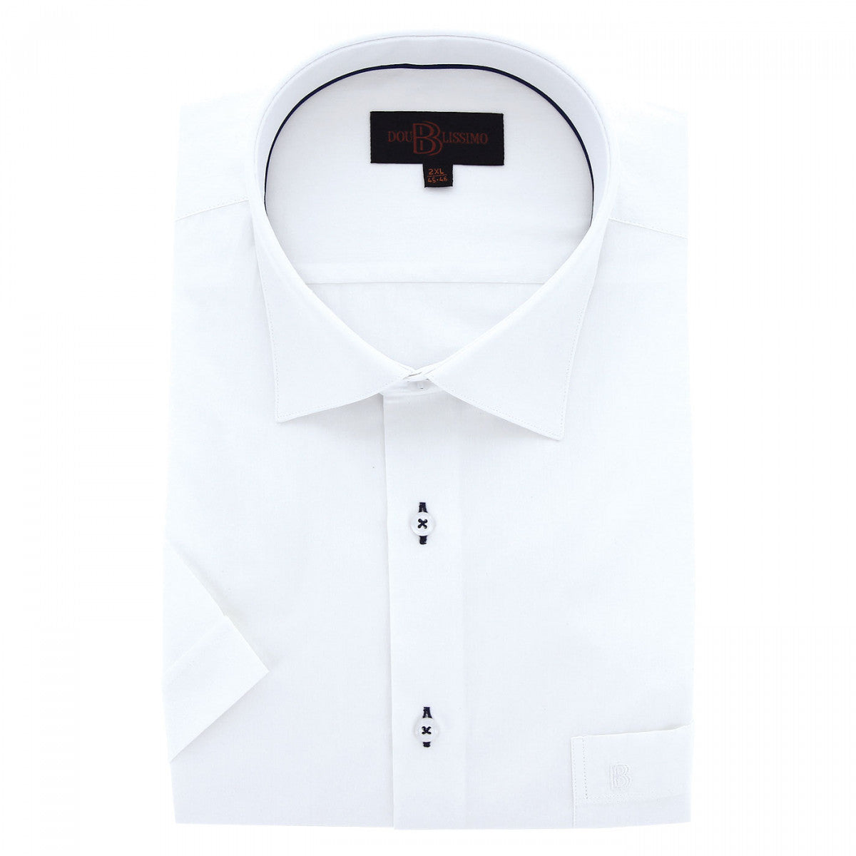 Chemisette grande taille à tissu uni texturé TONOTONA AE7DBMC3 blanc