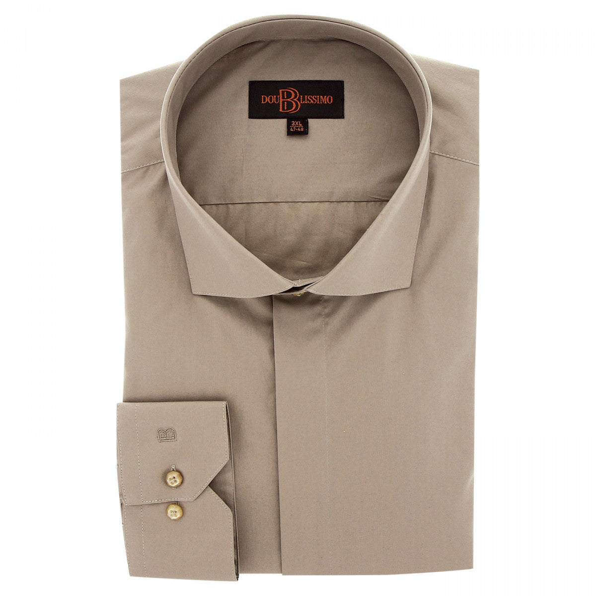 chemise habillée repassage facile cachet-gt-c9db3 beige