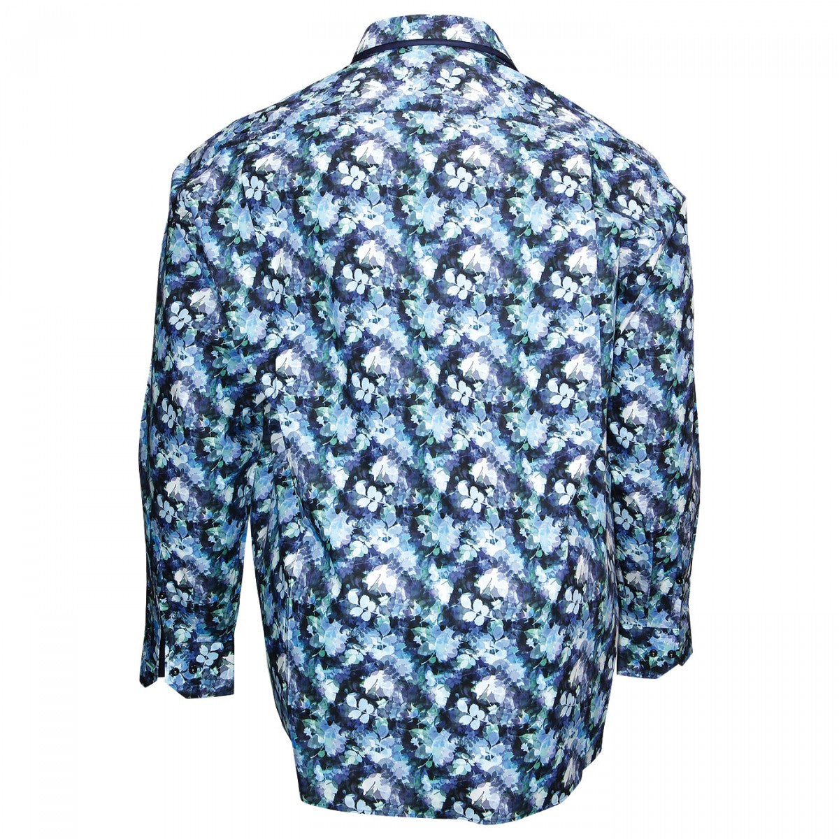 Chemise impriméeBIARITZ Doublissimo GT-ZB17DB3 bleu