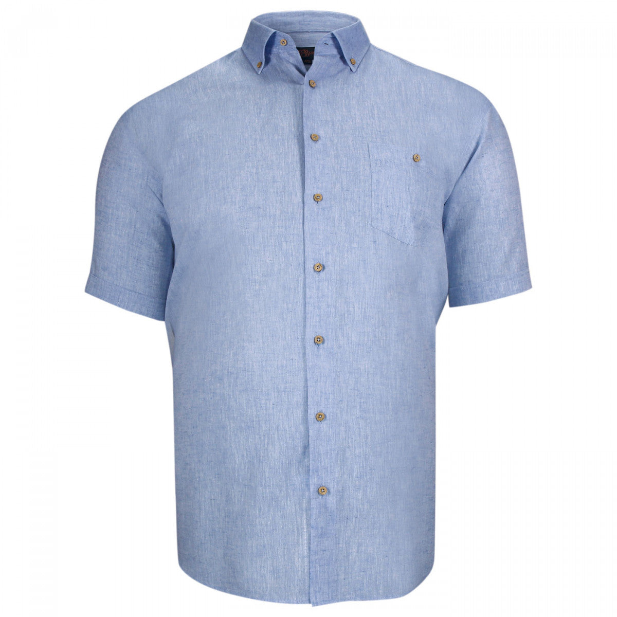 Chemisette forte taille AD6DBMC4 bleu ciel