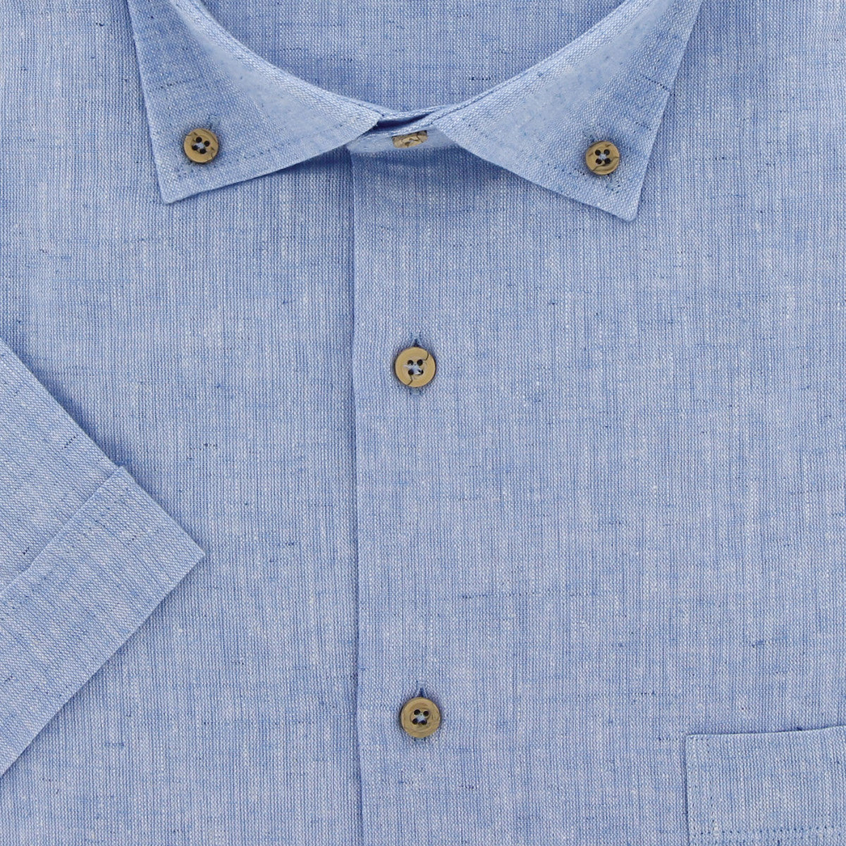 Chemisette forte taille AD6DBMC4 bleu ciel