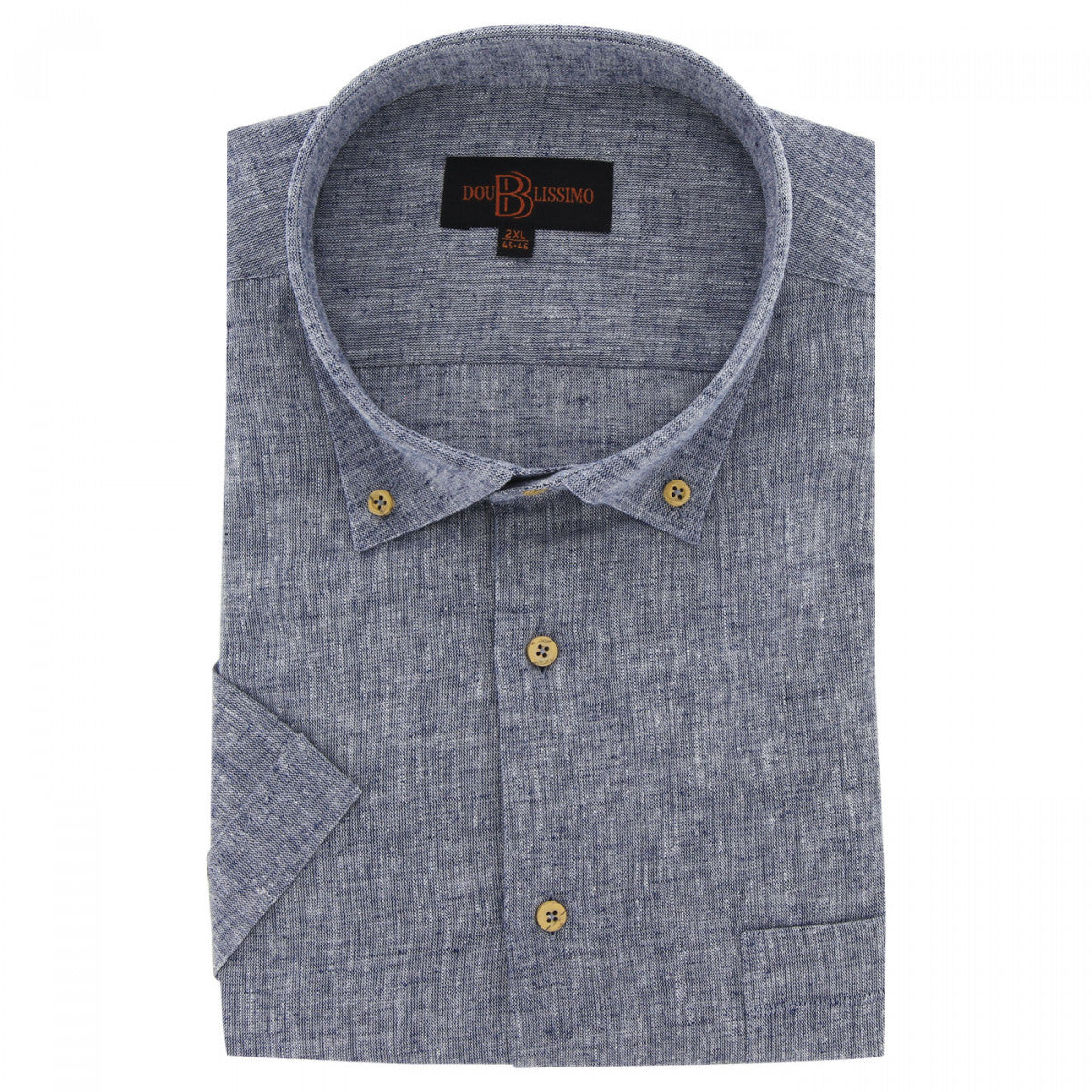 Chemisette forte taille AD6DBMC1 bleu marine