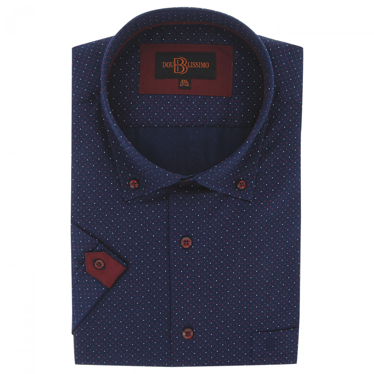 Chemisette forte taille motifs à pois feste-aa5dbmc1 bleu