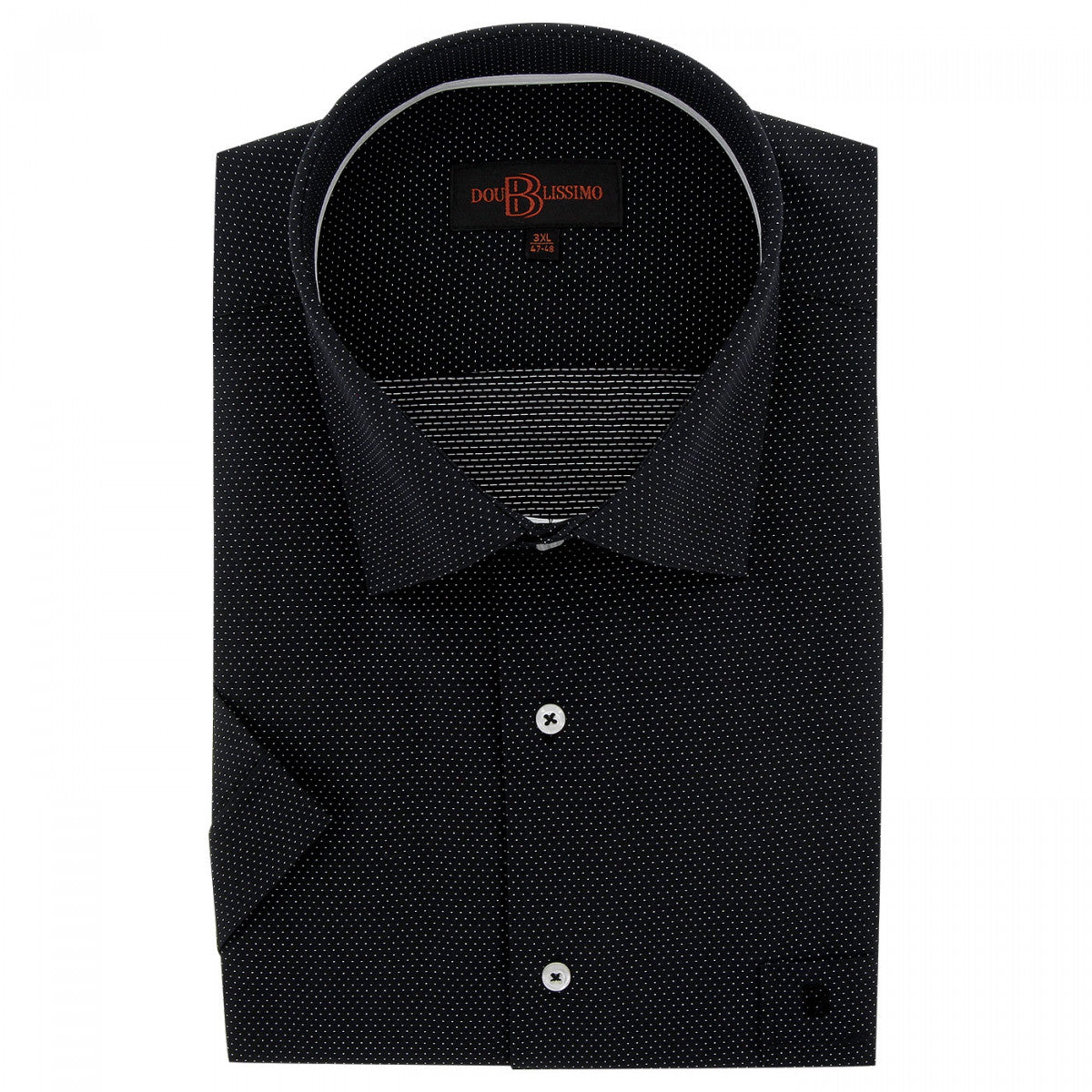Chemisette forte taille motifs à pois NOTTE-AA9DBMC1 noir