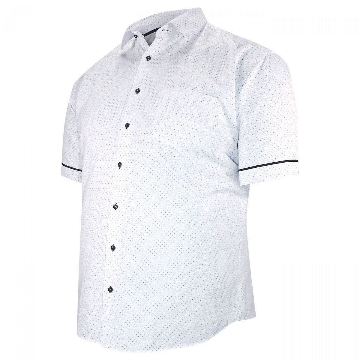 Chemisette forte taille motifs à pois PICOLLI-AA8DBMC1 blanc noir