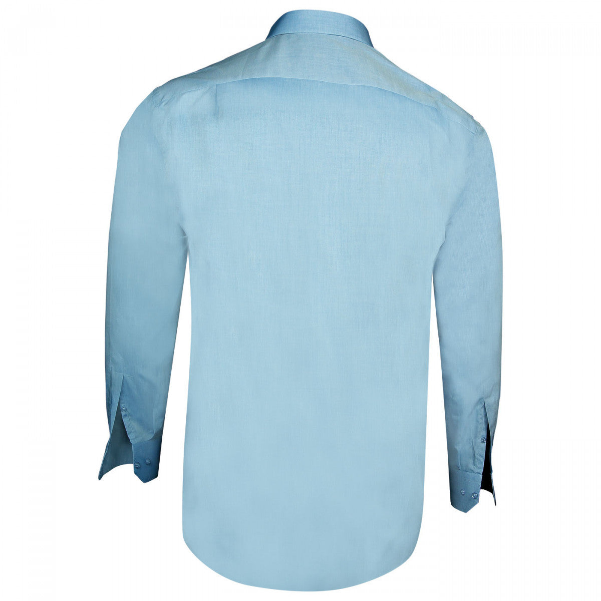 Chemise en popeline TRADITIONNELLE Doublissimo GT-Y1DB8 bleu indigo