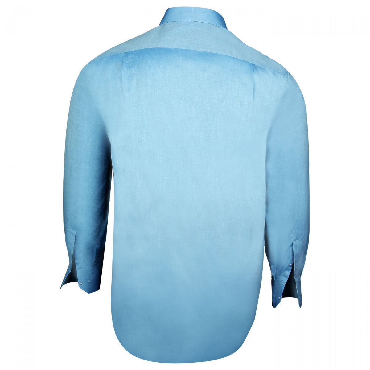 Chemise popeline TRADITIONNELLE Doublissimo GT-Y1DB3 bleu