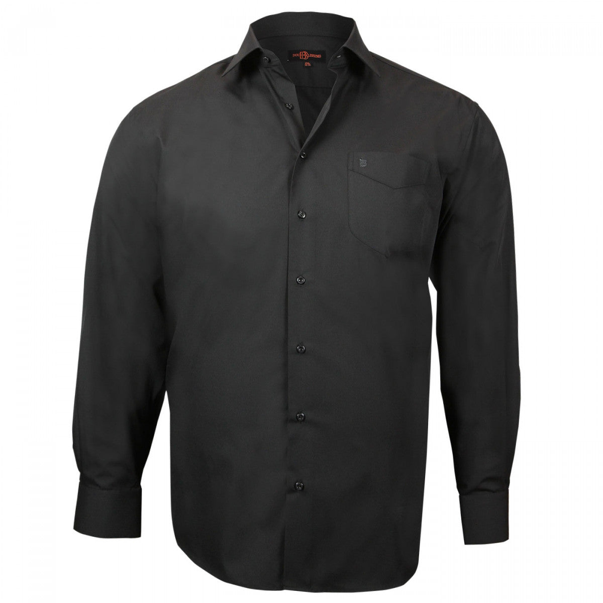 Chemise premium BASIC Doublissimo DBML-72 noir