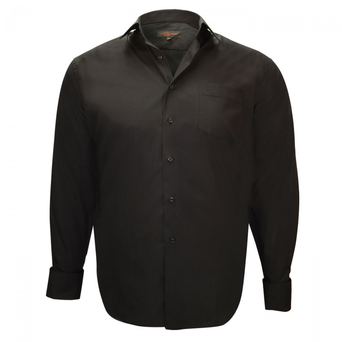 Chemise Prémium MOUSQUETAIRE Doublissimo PERMA-DBMQ72 noir