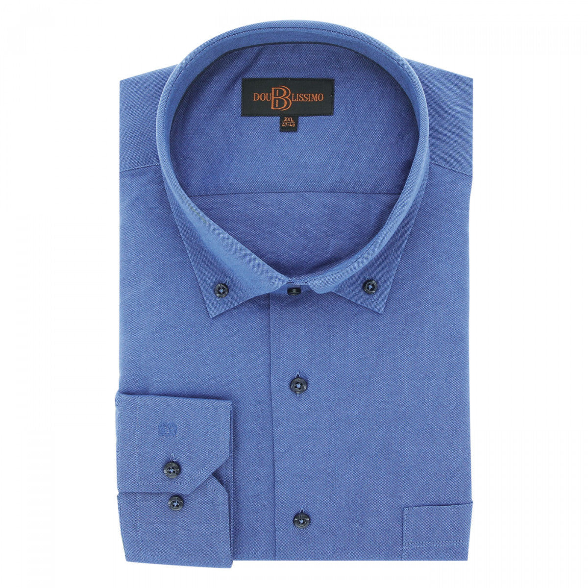 chemise repassage facile bleu indigo colbo-gt-c2db3 bleu