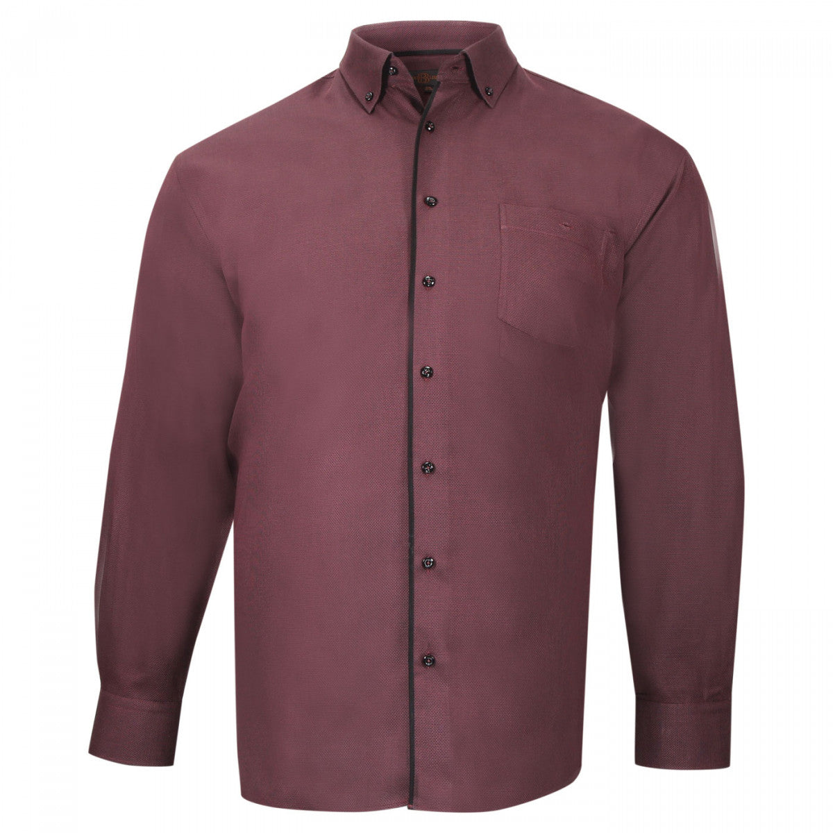 chemise repassage facile bleu medoc-gt-c4db1 bordeaux