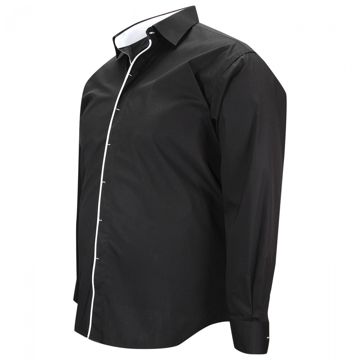 Chemise repassage facile noir