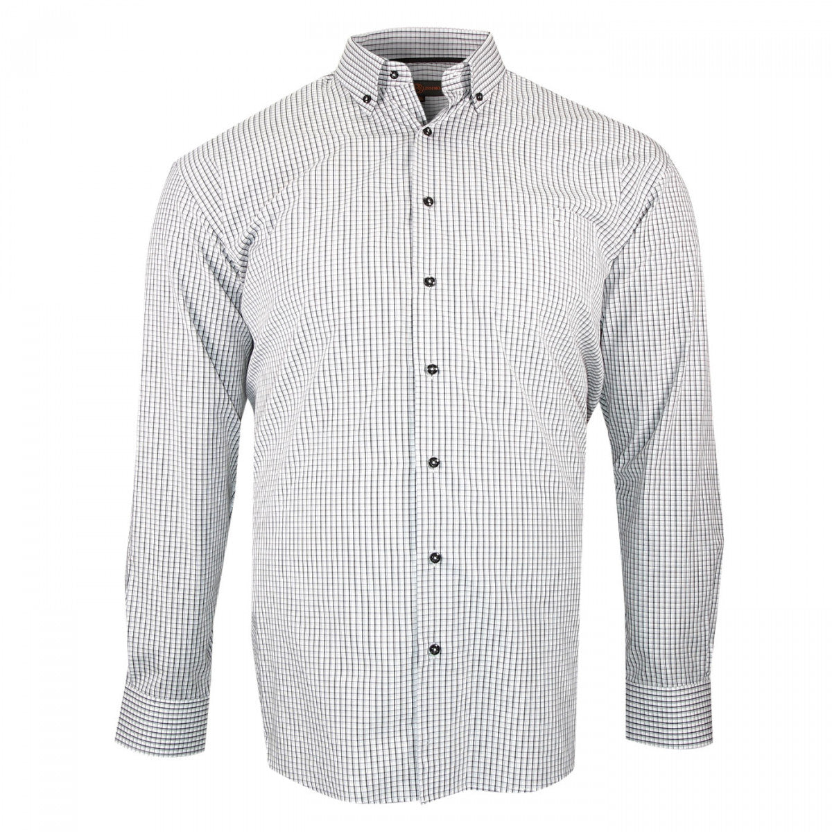chemise repassage facile vichy-gt-c5db3 blanc