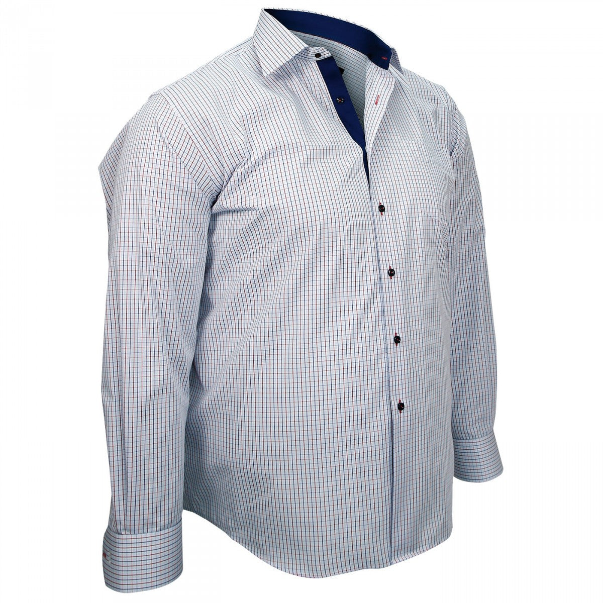 Chemise sport CLASSIC Doublissimo GT-E12DB2 bleu