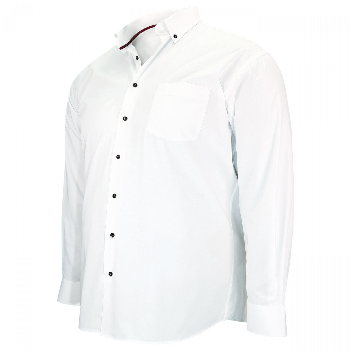 Chemise sport blanc bordeaux