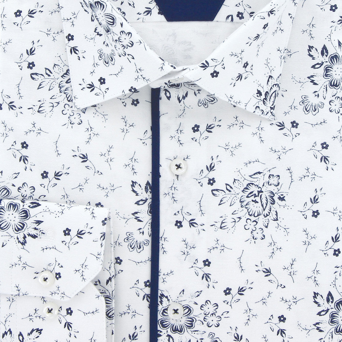 Chemise forte taille tissus premium AD4DB2 blanc
