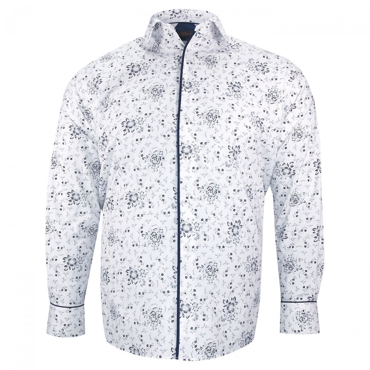 Chemise forte taille tissus premium AD4DB2 blanc