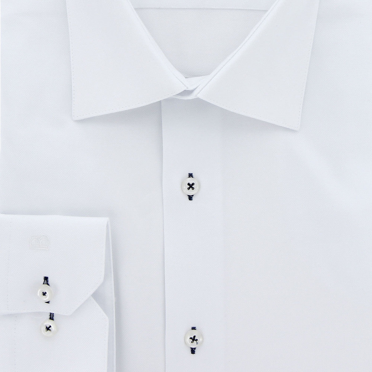 Chemise forte taille tissus premium AD3DB3 blanc