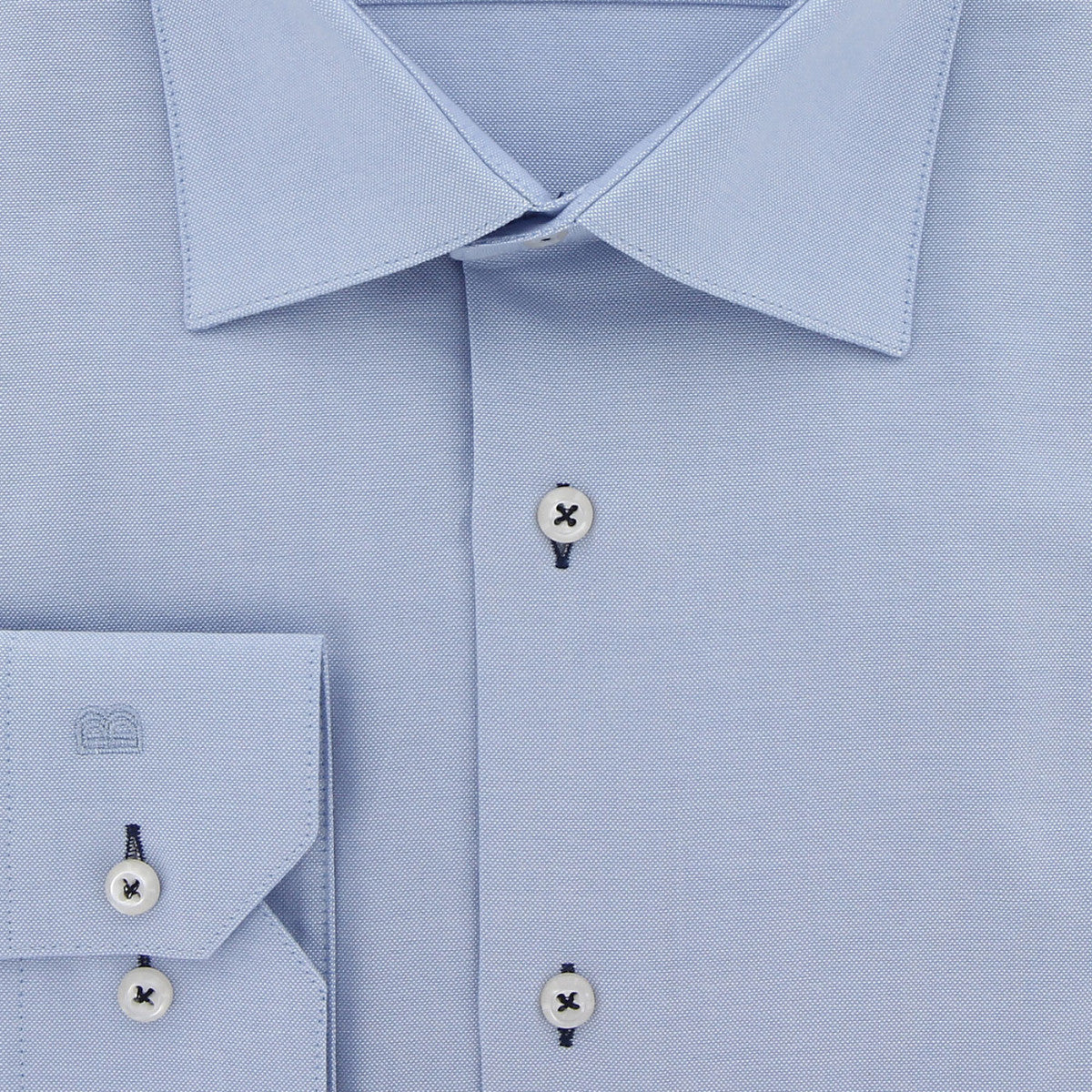 Chemise forte taille tissus premium AD3DB1 bleu