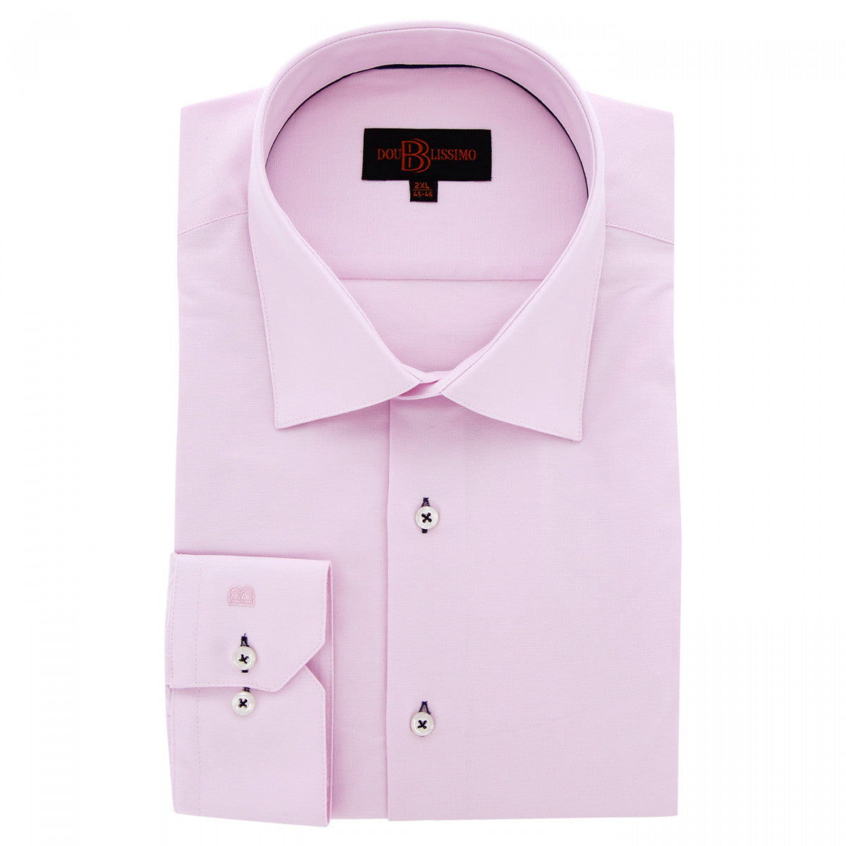 Chemise forte taille tissus premium AD3DB2 rose