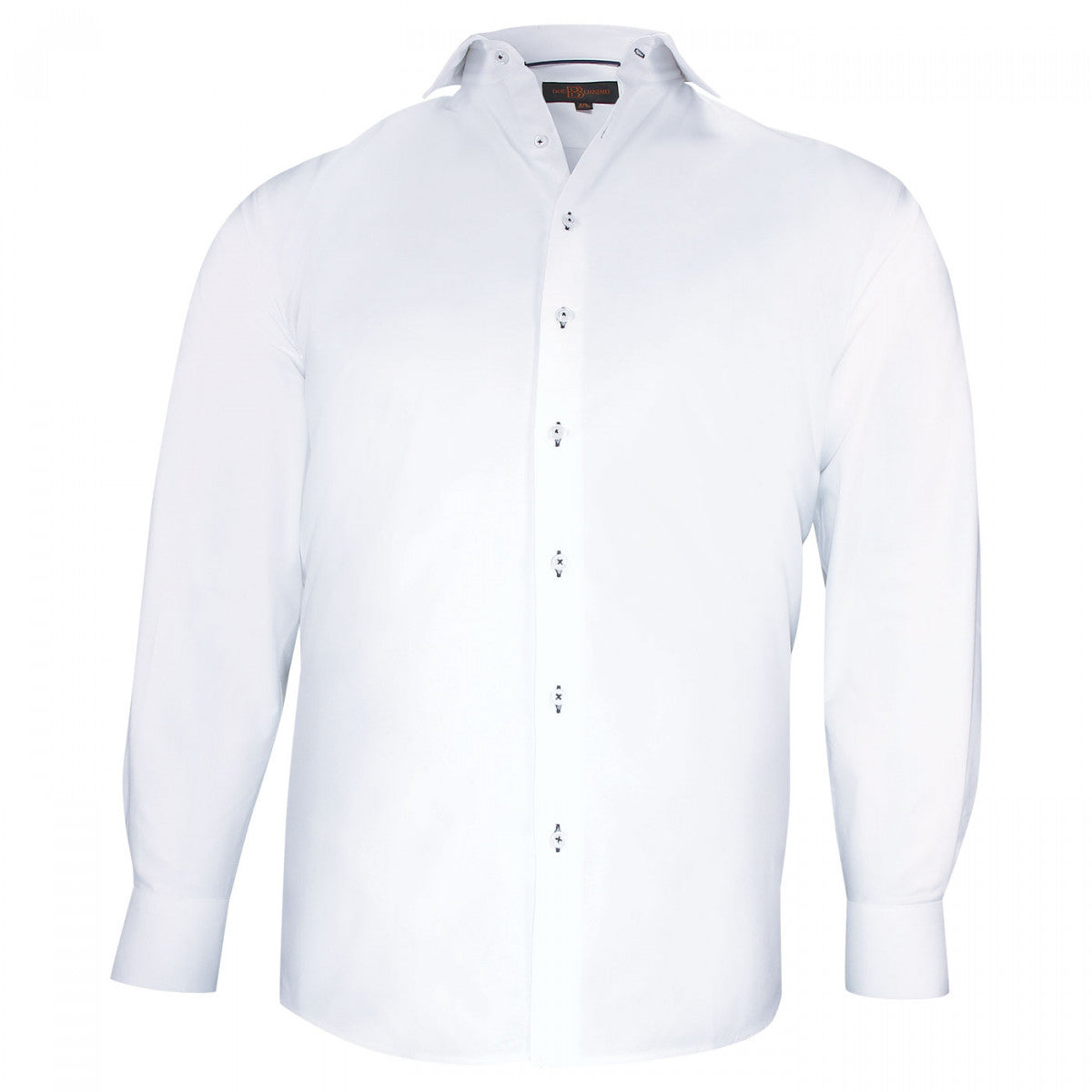 Chemise forte taille tissu uni FILOPPO AE10DB3 blanc