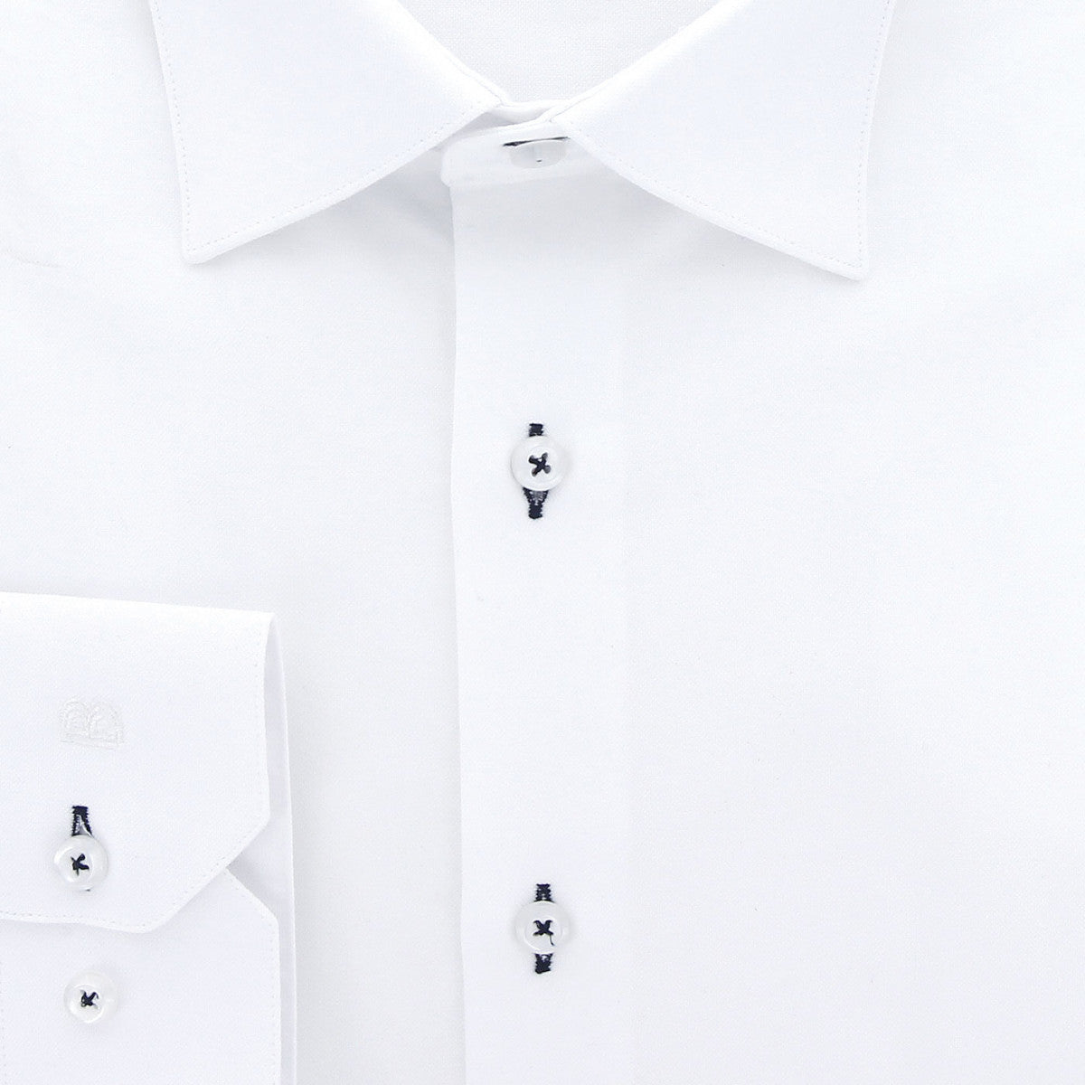 Chemise forte taille tissu uni FILOPPO AE10DB3 blanc