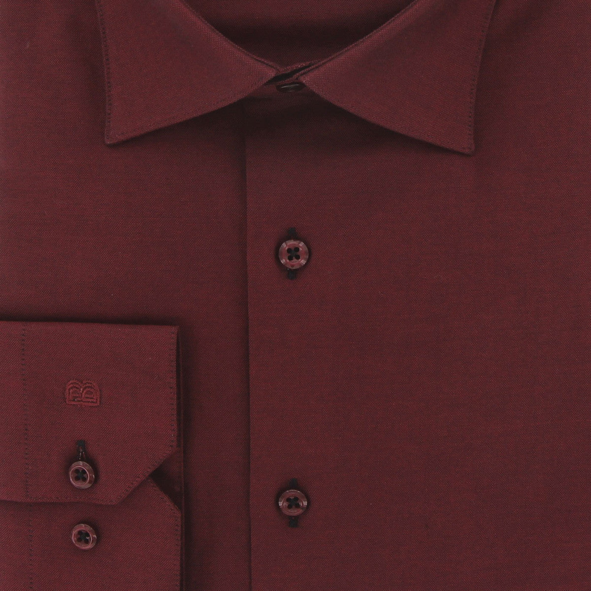 Chemise forte taille tissu uni FILOPPO AE10DB1 bordeaux