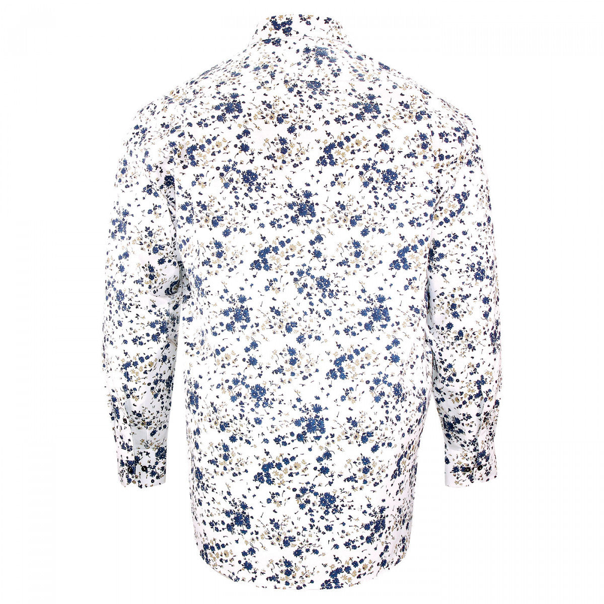 Chemise forte taille tissus à motifs floreale-aa4db1 blanc