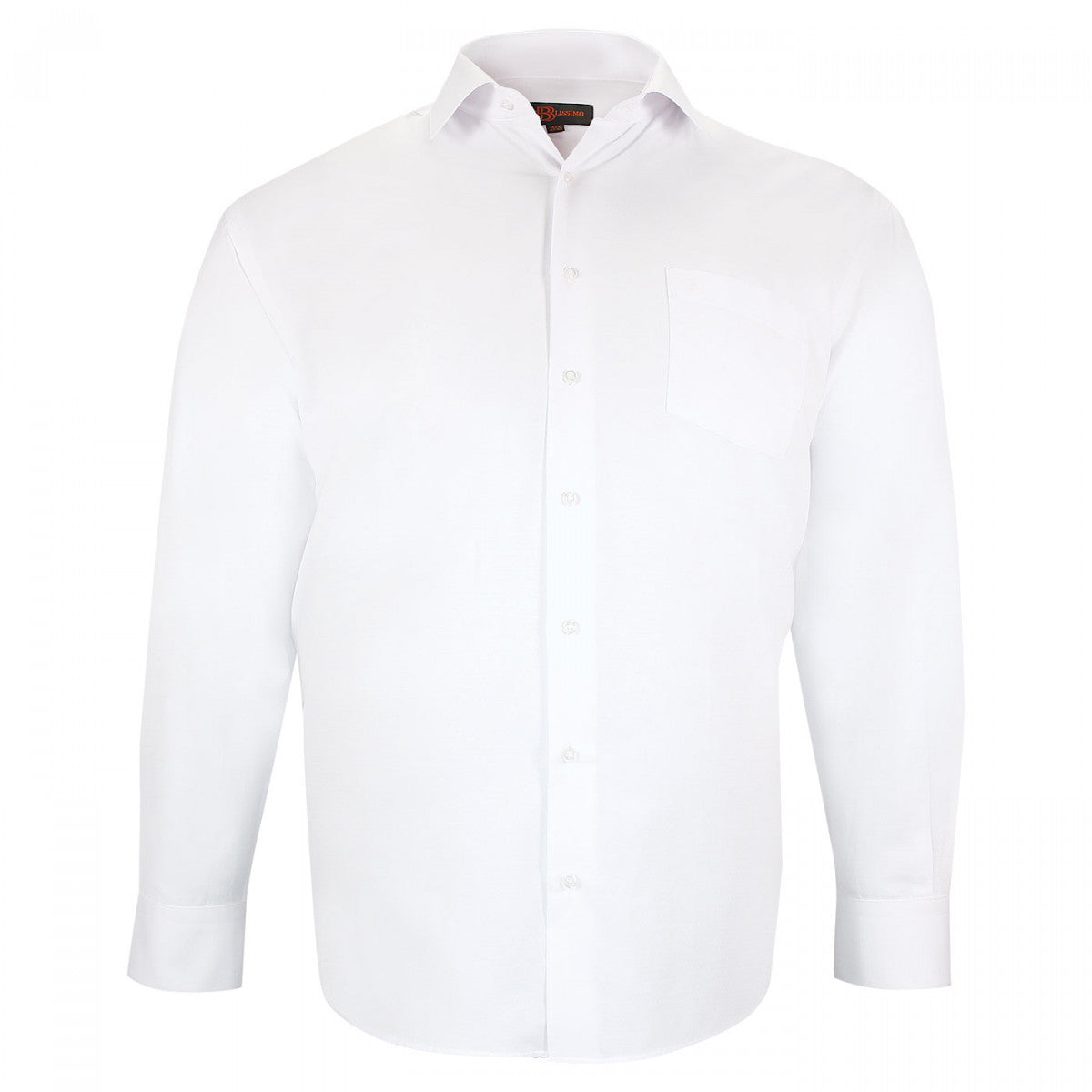 Chemise forte taille tissus premium armuré bastini-aa5db1 blanc