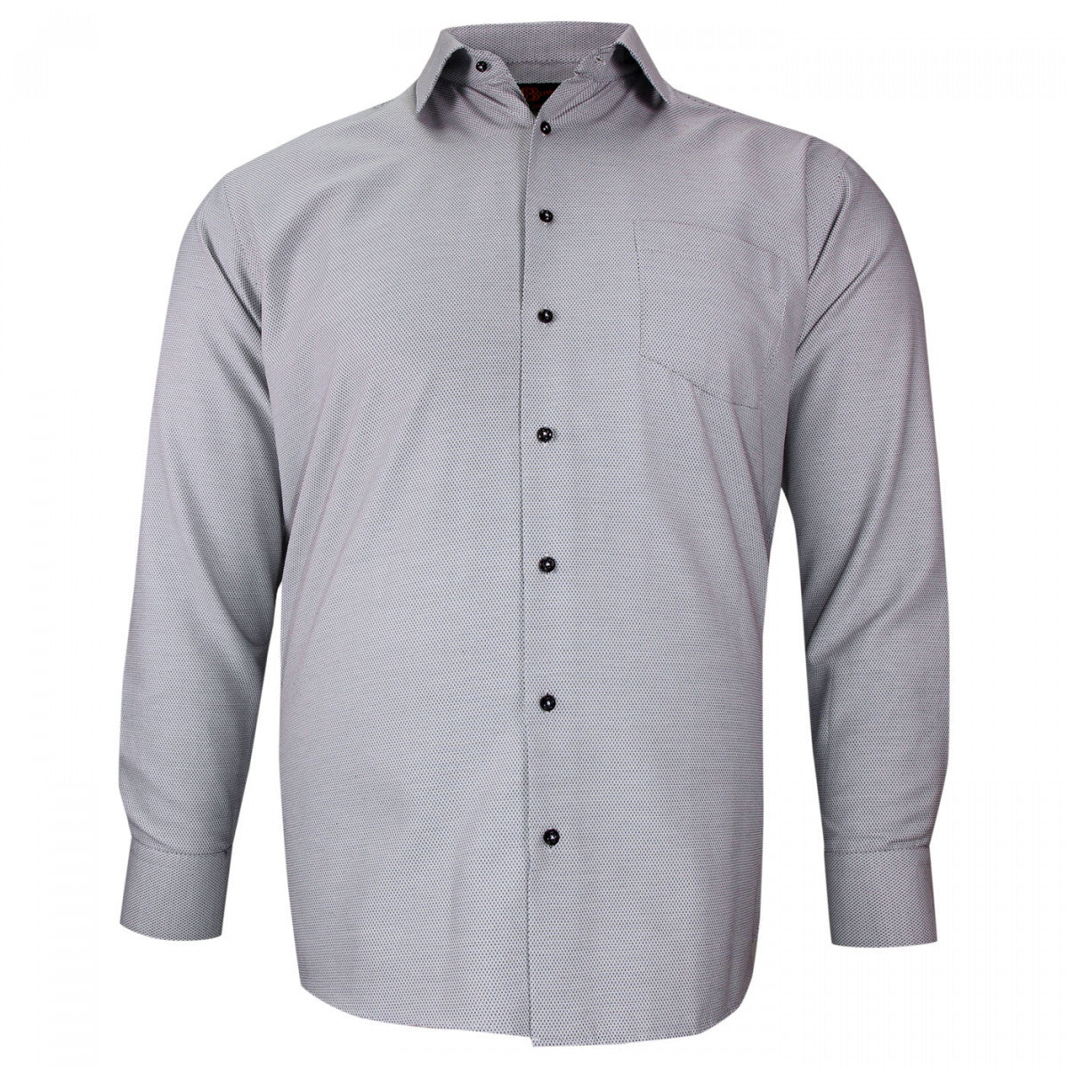 Chemise forte taille tissus premium armuré AB5DB2 bleu marine