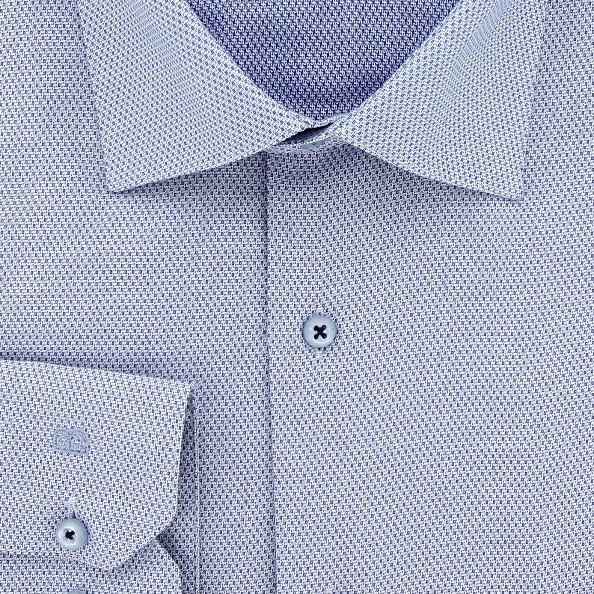 Chemise forte taille tissus premium armuré AB5DB3 bleu
