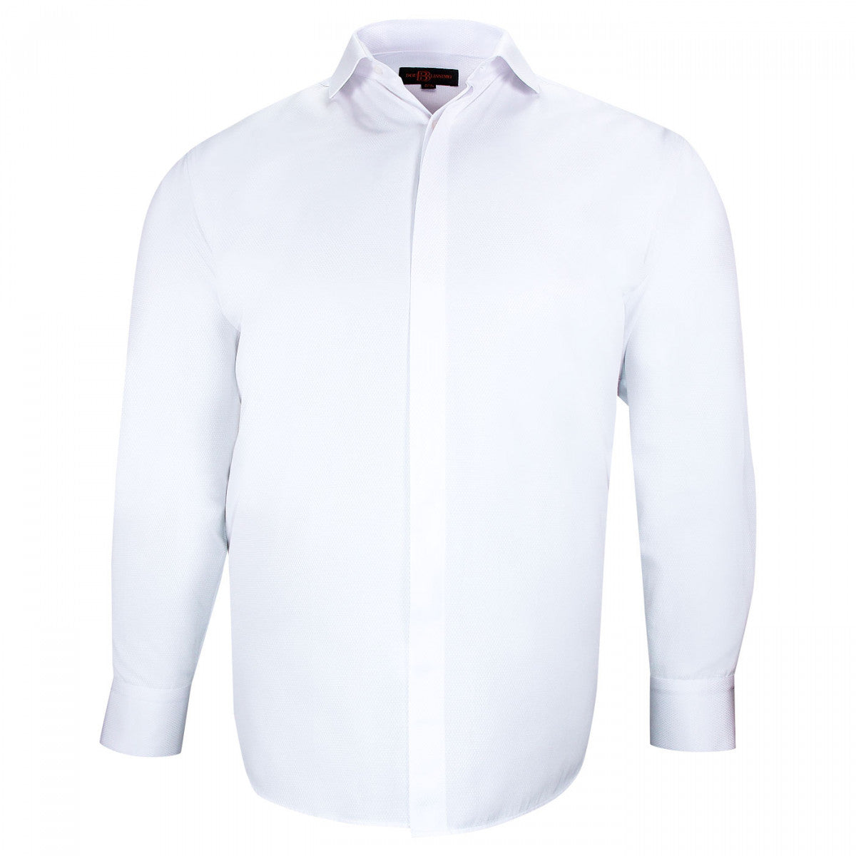 Chemise forte taille tissus premium armuré AB2DB2 blanc
