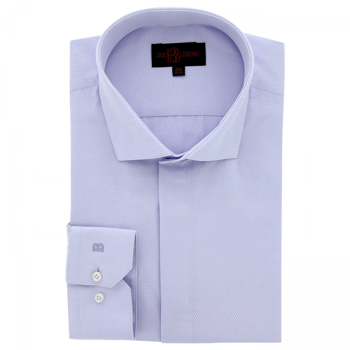 Chemise forte taille tissus premium armuré AB2DB1 parme