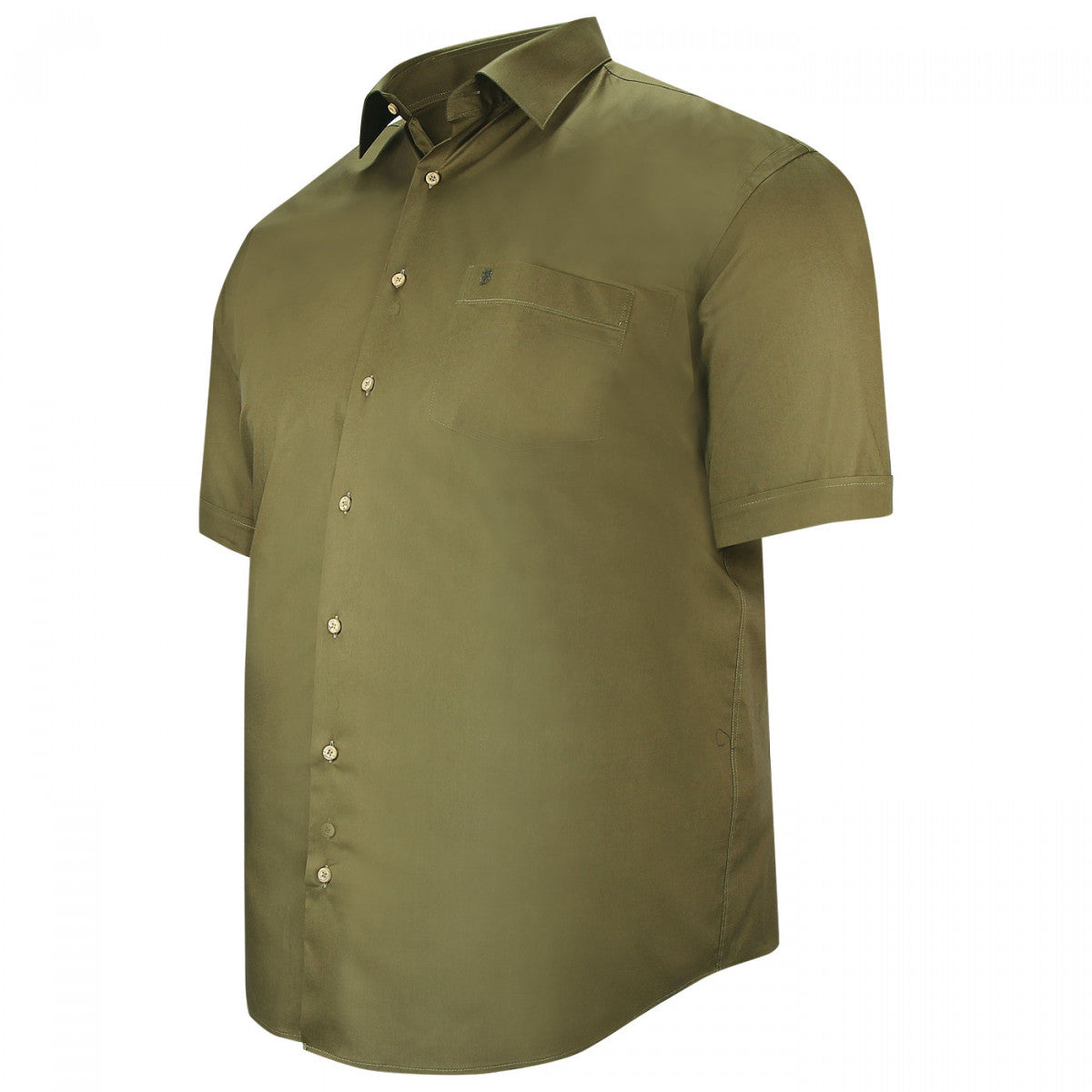 Chemisette forte taille unie primino-aa2dbmc3 vert kaki