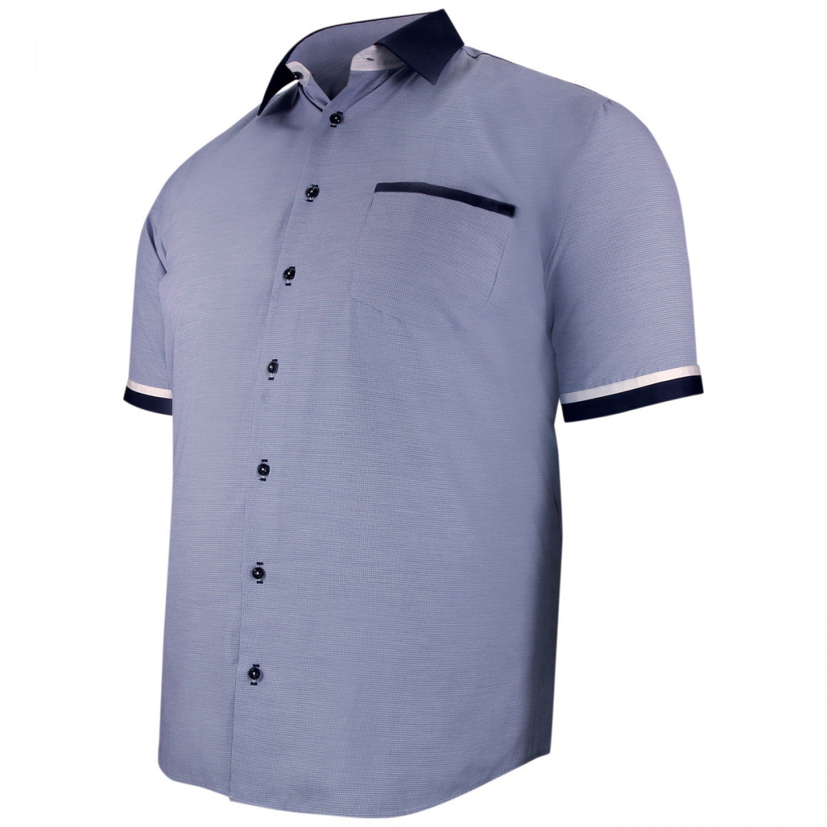 Chemisette forte taille AD2DBMC2 bleu