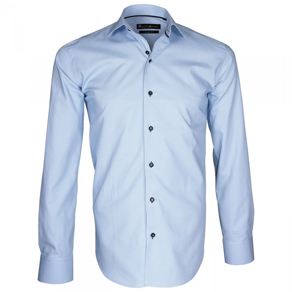 Chemise tissu armuréBIAGI Emporio balzani T1EB2 bleu ciel